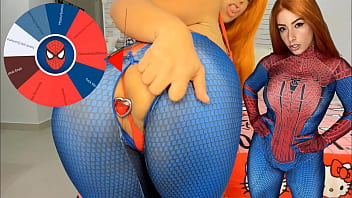 Mary Jane từ người nhện cosplay chiến công bánh xe trò chơi tình dục thổi kèn ngực lớn nảy lên và nút bịt hậu môn CỐ GẮNG KHÔNG XUẤT TINH